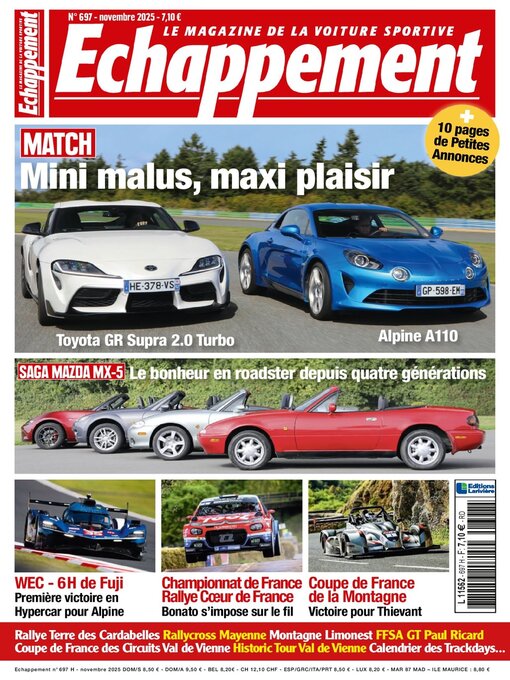 Title details for Echappement by Editions Lariviere SAS - Available